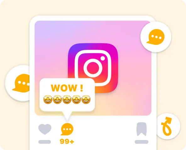 Komentarze na Instagramie