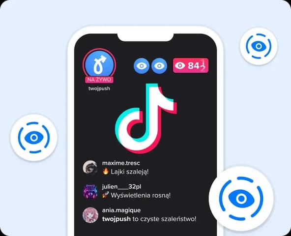 TikTok Widzowie na żywo
