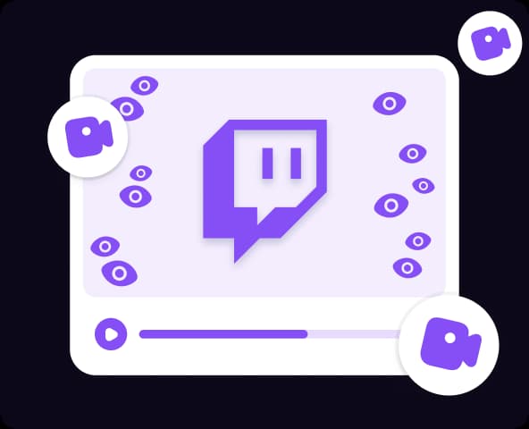 Wyświetlenia wideo na Twitchu