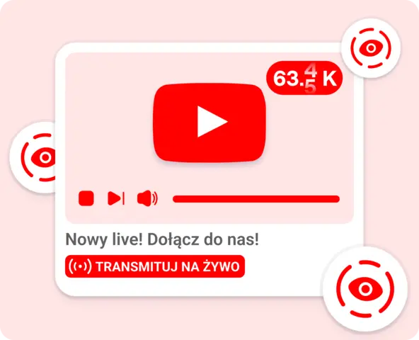 YouTube Widzowie na żywo