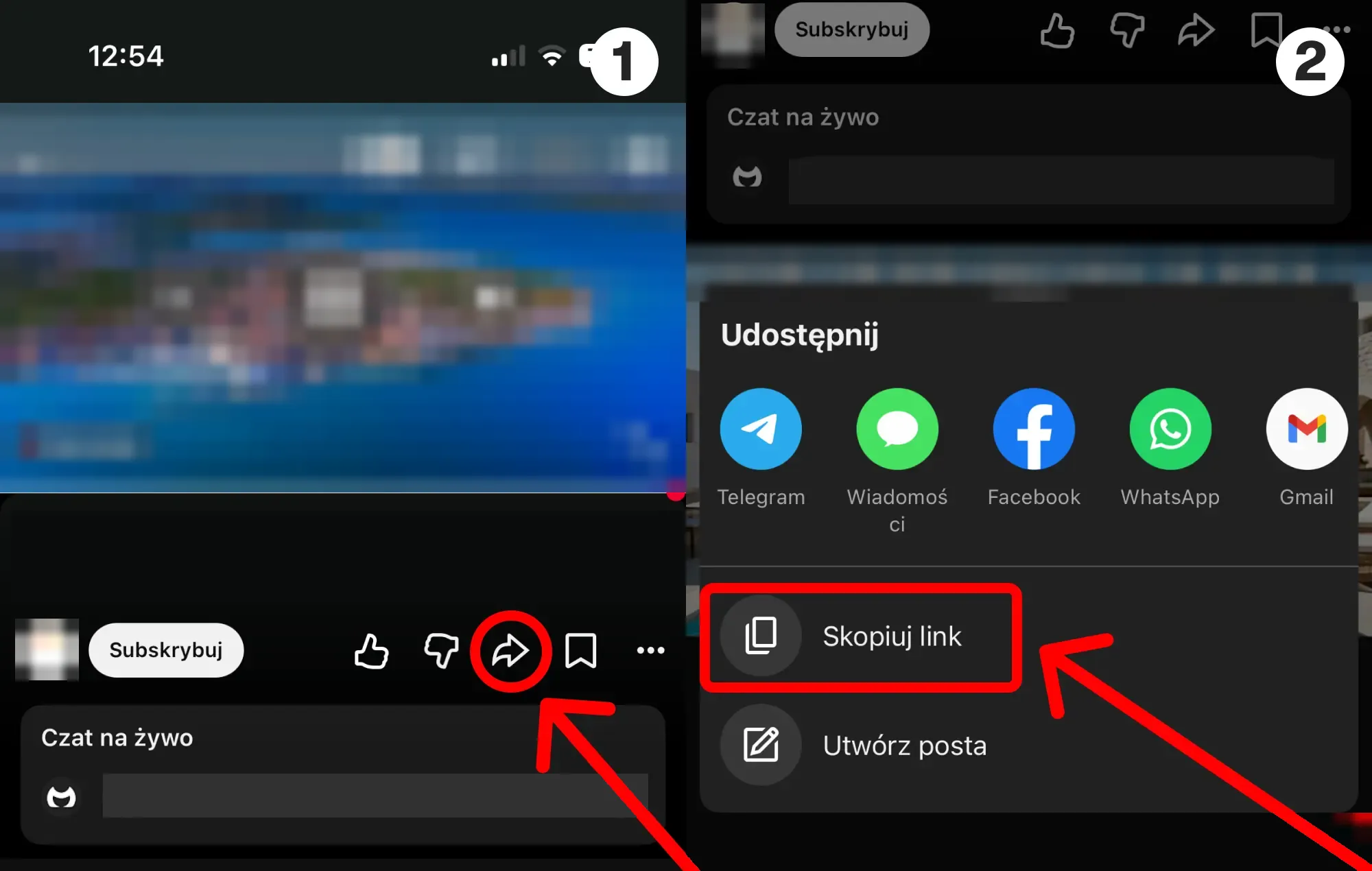 Kup widzów na żywo YouTube: instrukcja ze zrzutami ekranu – gdzie znaleźć nazwę użytkownika lub link do profilu YouTube