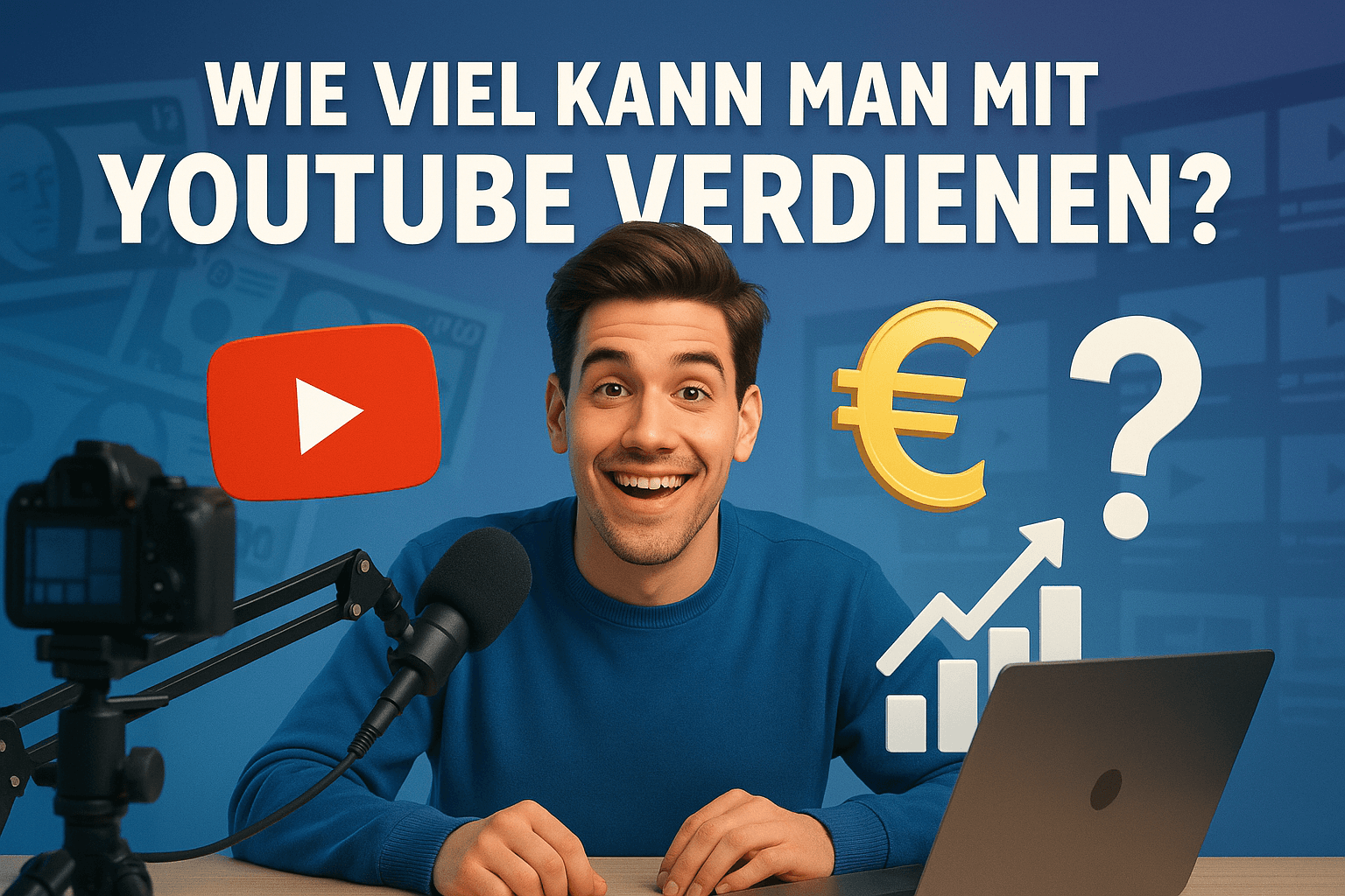 Twórca YouTube przed panelem analytics i monetyzacji