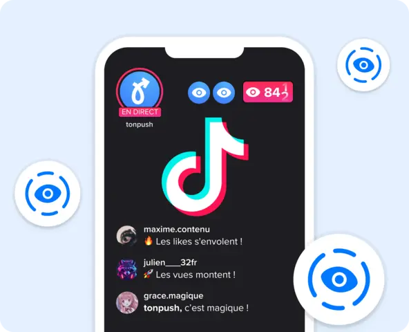 TikTok Live Zuschauer